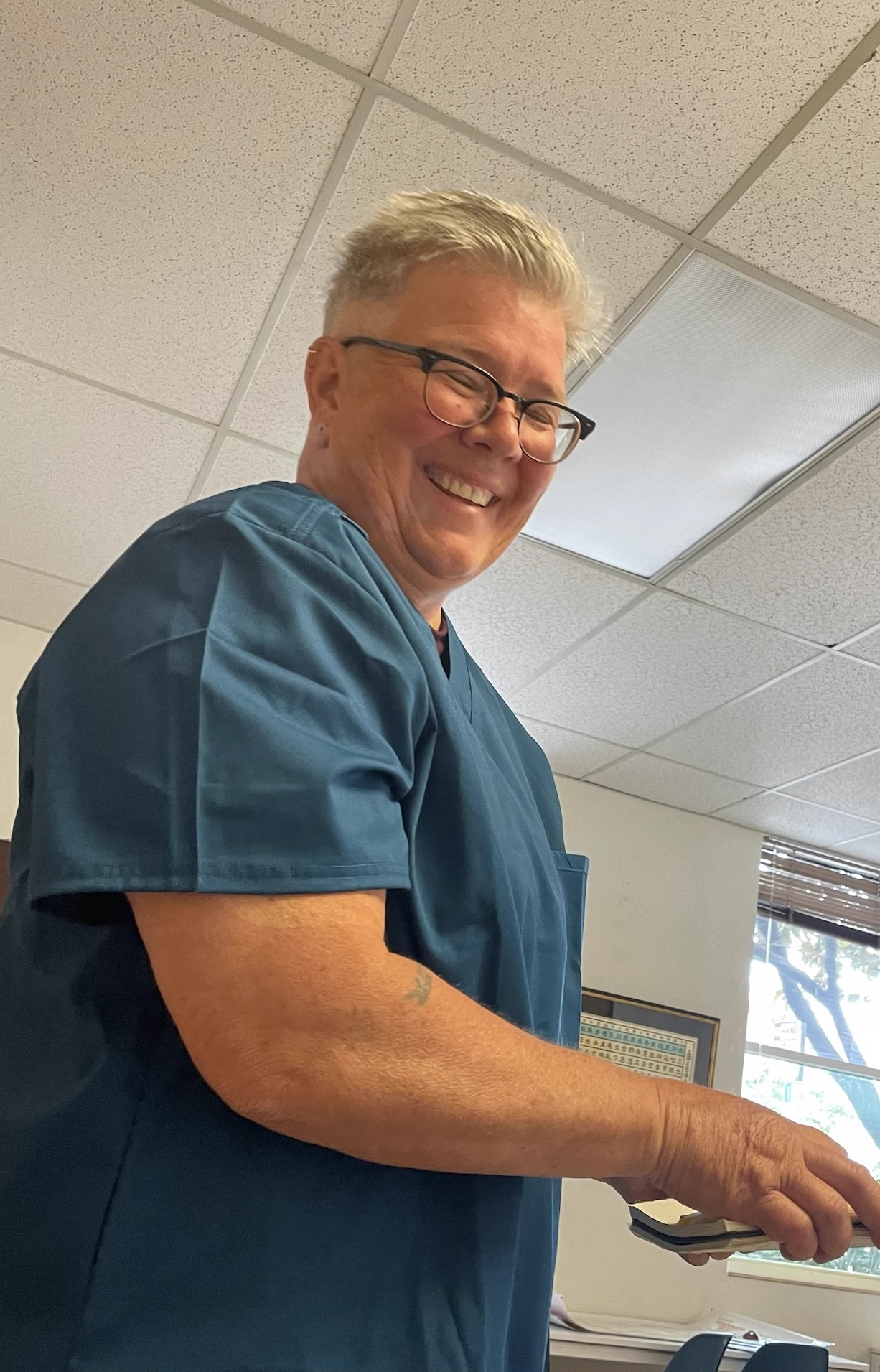 Amy Righter in her treatment practice